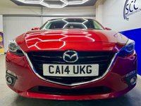 USED 2014 14 MAZDA MAZDA3 2.0 SKYACTIV-G Sport Nav Hatchback 5dr Petrol Manual Euro 5 (s/s) (165 ps) Nav,BOSE,P.Sensors,Cruise