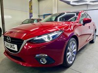 USED 2014 14 MAZDA MAZDA3 2.0 SKYACTIV-G Sport Nav Hatchback 5dr Petrol Manual Euro 5 (s/s) (165 ps) Nav,BOSE,P.Sensors,Cruise