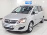 USED 2014 14 VAUXHALL ZAFIRA 1.8 16V Design MPV 5dr Petrol Manual Euro 5 (140 ps) NATIONWIDE DELIVERY FROM &pound;99