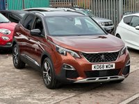 USED 2019 68 PEUGEOT 3008 1.5 BlueHDi GT Line SUV 5dr Diesel Manual Euro 6 (s/s) (130 ps) &pound;200 TO SECURE - DELIVERY AVAILABLE