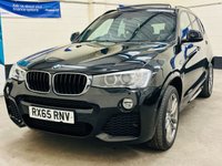 USED 2015 65 BMW X3 2.0 20D M Sport SUV Panoramic 5 Door Diesel Automatic X Drive Euro 6 (s/s) (190 ps) 1 OWNER WITH 7 SERVICES