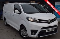 USED 2018 18 TOYOTA PROACE 2.0D Comfort Long Panel Van 6dr Diesel Manual LWB Euro 6 (s/s) (120 ps) VERY CLEAN VAN LOW  MILEAGE
