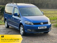 USED 2012 12 VOLKSWAGEN CADDY MAXI LIFE 1.6 TDI CR MPV 5dr Diesel DSG Euro 5 (102 ps) DIESEL AUTO