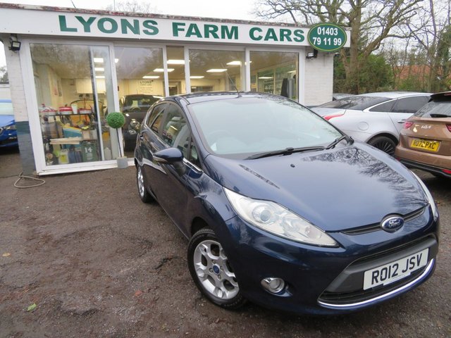 2012 12 Ford Fiesta 1.25 Zetec Hatchback 5dr Petrol Manual (129 g/km, 81 bhp)