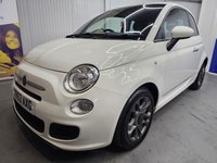 USED 2013 63 FIAT 500 1.2 S Hatchback 3dr Petrol Manual Euro 5 (s/s) (69 bhp) &pound;35 Tax, Half Leather, AUX