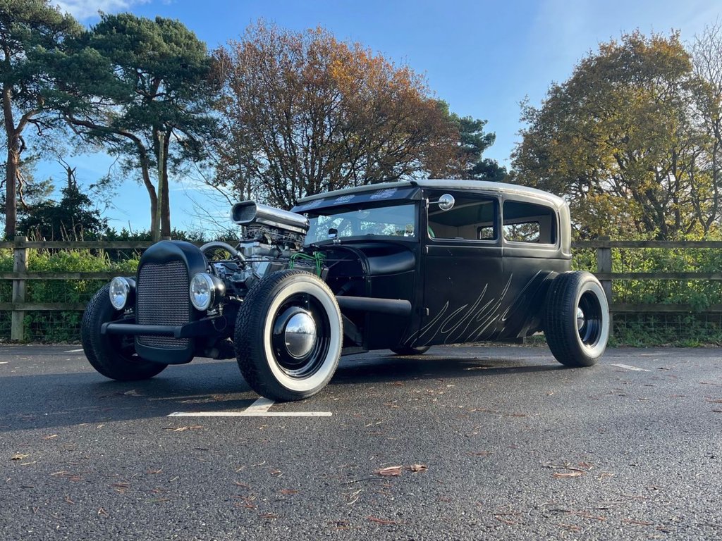 USED 1929 FORD MODEL A STEEL BODY SEDAN // 5700cc // 355ci Chevy Small Block // px swap 