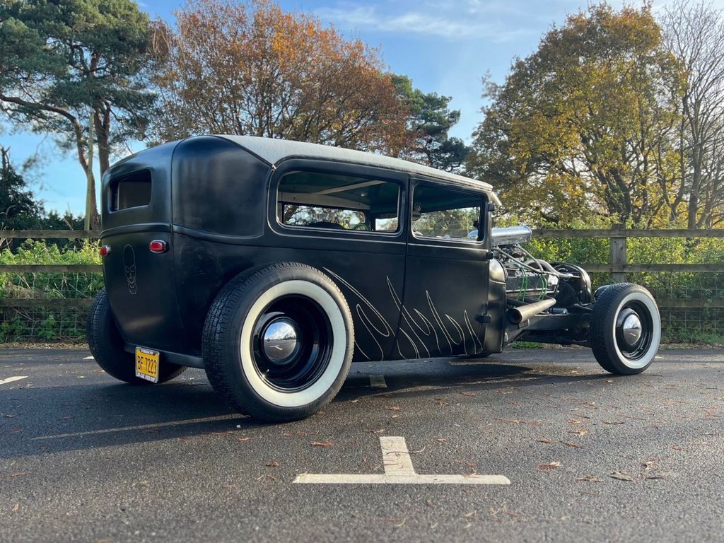 USED 1929 FORD MODEL A STEEL BODY SEDAN // 5700cc // 355ci Chevy Small Block // px swap 