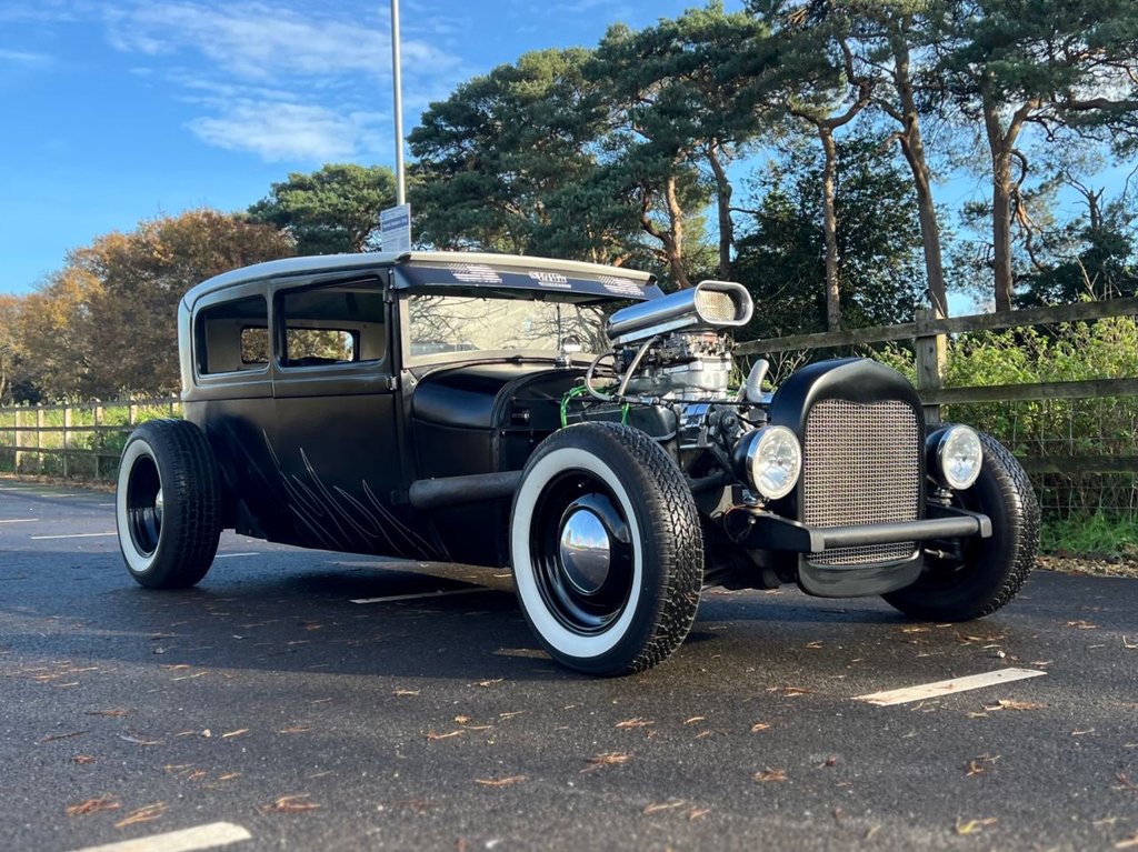 USED 1929 FORD MODEL A STEEL BODY SEDAN // 5700cc // 355ci Chevy Small Block // px swap 