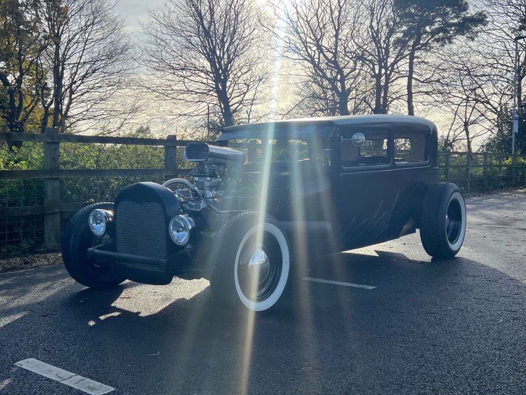 USED 1929 FORD MODEL A STEEL BODY SEDAN // 5700cc // 355ci Chevy Small Block // px swap 