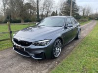 USED 2018 18 BMW M3 3.0 BiTurbo Competition Saloon 4dr Petrol DCT Euro 6 (s/s) (450 ps) M3 COMPETITION PACK, MINERAL GREY