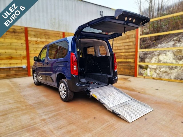 View our Citroen Berlingo 3 Seat Auto Wheelchair Accessible Disabled Access Ramp Car
