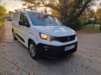 USED 2019 19 PEUGEOT PARTNER 1.5 BlueHDi 1000 Professional Standard Panel Van 5dr Diesel Manual SWB Euro 6 (100 bhp) 8.9% APR FINANCE RATES