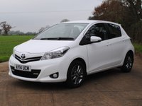 USED 2014 14 TOYOTA YARIS 1.33 Dual VVT-i Icon Plus Hatchback 5dr Petrol Manual Euro 5 (99 ps) www.suffolkcarcentre.co.uk - Located at Ilketshall