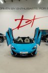 USED 2018 18 MCLAREN 570S 3.8T V8 Spider 2dr Petrol SSG Euro 6 (s/s) (570 ps) FULL PPF/CURACAO BLUE/CARBON