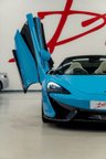 USED 2018 18 MCLAREN 570S 3.8T V8 Spider 2dr Petrol SSG Euro 6 (s/s) (570 ps) FULL PPF/CURACAO BLUE/CARBON