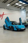 USED 2018 18 MCLAREN 570S 3.8T V8 Spider 2dr Petrol SSG Euro 6 (s/s) (570 ps) FULL PPF/CURACAO BLUE/CARBON