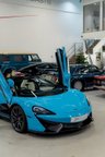 USED 2018 18 MCLAREN 570S 3.8T V8 Spider 2dr Petrol SSG Euro 6 (s/s) (570 ps) FULL PPF/CURACAO BLUE/CARBON