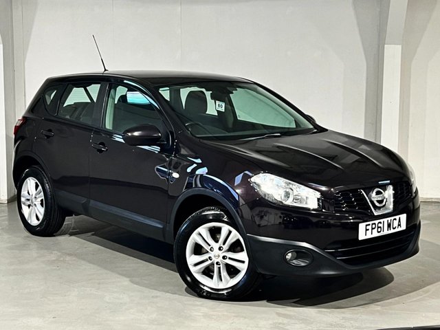 2012 61 Nissan Qashqai 1.6 Acenta SUV 5dr Petrol Manual 2WD Euro 5 (s/s) (117 ps)