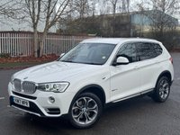 USED 2017 17 BMW X3 2.0 20d xLine SUV 5dr Diesel Manual xDrive Euro 6 (s/s) (190 ps) 
