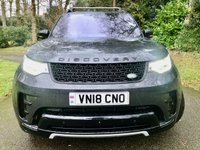 USED 2018 18 LAND ROVER DISCOVERY 3.0 Si6 V6 HSE Luxury SUV 5dr Petrol Auto 4WD Euro 6 (s/s) (340 ps) ONLY 22,500 MILES//GREAT SERViCE HISTORY //7-SEATER/PAN-ROOFS//360 CAMERAS//REAR PASSENGER SCREENS//ROOF BARS//MASSIVE SPEC WITH GREAT LOW MILAGE // HEADS -UP SCREEN//CENTRE ARM- REST FRIDGE//ELECTRICAL DEPLOYABLE TOWBAR (340 ps) ONLY 22,500 MILES//GREAT SERViCE HISTORY //7-SEATER/PAN-ROOFS//360 CAMERAS//REAR PASSENGER SCREENS//ROOF BARS//MASSIVE SPEC WITH GREAT LOW MILAGE