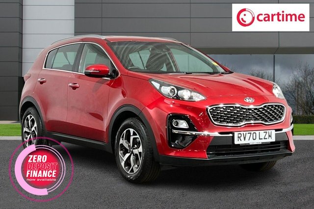View our Kia Sportage 1.6 CRDi MHEV 2 SUV 5dr Diesel Hybrid Manual Euro 6 (s/s) (134 bhp) 8in Sat Nav, Reverse Cam / Sensors, Apple CarPlay / Android Auto, DAB / Bluetooth, 17in Alloys