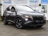 USED 2021 71 HYUNDAI TUCSON 1.6 h T-GDi Premium SUV 5dr Petrol Hybrid Auto Euro 6 (s/s) (230 ps) Finished in AMAZON GREY MET with contrasting HEATED LEATHER TRIM. This Tucson ticks all of the family car boxes, with practicality and a good interior its strongest points. This Premium trim brings plenty of high spec and is the best option for a well-valued Tucson. Features include BALANCE OF 5 YEARS WARRANTY. Sat Nav, Heated seats, Heated Steering Wheel, Reverse Camera, DAB Radio, B/Tooth, LED Run Lights, 19" Alloys and much more. Dealer serviced at 14357 miles, 39715 miles and at 65303 miles.