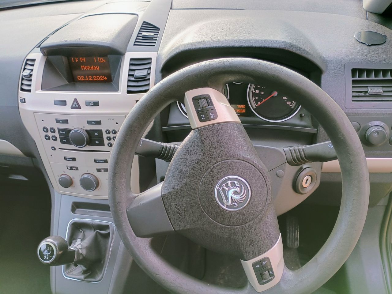 2008 Vauxhall Zafira Exclusiv £1,457