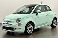 USED 2016 16 FIAT 500 1.2 Lounge Hatchback 3dr Petrol Manual Euro 6 (s/s) (69 bhp) Striking Smooth Mint, Fixed Glass Roof, Cruise Control, 15" Alloy Wheels