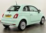 USED 2016 16 FIAT 500 1.2 Lounge Hatchback 3dr Petrol Manual Euro 6 (s/s) (69 bhp) Striking Smooth Mint, Fixed Glass Roof, Cruise Control, 15" Alloy Wheels