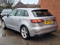 USED 2017 17 AUDI A3 1.4 TFSI CoD Sport Sportback 5dr Petrol Manual Euro 6 (s/s) (150 ps) LOW MILES - SAT NAV - FSH