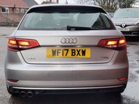 USED 2017 17 AUDI A3 1.4 TFSI CoD Sport Sportback 5dr Petrol Manual Euro 6 (s/s) (150 ps) LOW MILES - SAT NAV - FSH