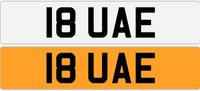 USED NUMBER PLATE PLATE 