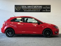 USED 2015 15 SEAT IBIZA 1.2 TSI FR Black Sport Coupe 3dr Petrol Manual Euro 5 (105 ps) SATNAV BLUETOOTH RADIO