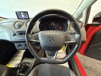 USED 2015 15 SEAT IBIZA 1.2 TSI FR Black Sport Coupe 3dr Petrol Manual Euro 5 (105 ps) SATNAV BLUETOOTH RADIO