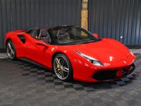 USED 2017 17 FERRARI 488 3.9T V8 Spider 2dr Petrol F1 DCT Euro 6 (s/s) (670 ps) CARBON RACE PACK, PPF, LIFT, FRONT AND REAR CAMERA, FULL CARBON, GOLDRAKE SEATS WITH LIFT, PREMIUM HI-FI, FERRARI WARRANTY UNTIL MAY 2026