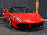 USED 2017 17 FERRARI 488 3.9T V8 Spider 2dr Petrol F1 DCT Euro 6 (s/s) (670 ps) CARBON RACE PACK, PPF, LIFT, FRONT AND REAR CAMERA, FULL CARBON, GOLDRAKE SEATS WITH LIFT, PREMIUM HI-FI, FERRARI WARRANTY UNTIL MAY 2026