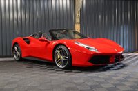 USED 2017 17 FERRARI 488 3.9T V8 Spider 2dr Petrol F1 DCT Euro 6 (s/s) (670 ps) CARBON RACE PACK, PPF, LIFT, FRONT AND REAR CAMERA, FULL CARBON, GOLDRAKE SEATS WITH LIFT, PREMIUM HI-FI, FERRARI WARRANTY UNTIL MAY 2026