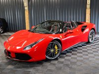 USED 2017 17 FERRARI 488 3.9T V8 Spider 2dr Petrol F1 DCT Euro 6 (s/s) (670 ps) CARBON RACE PACK, PPF, LIFT, FRONT AND REAR CAMERA, FULL CARBON, GOLDRAKE SEATS WITH LIFT, PREMIUM HI-FI, FERRARI WARRANTY UNTIL MAY 2026