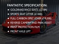 USED 2017 17 FERRARI 488 3.9T V8 Spider 2dr Petrol F1 DCT Euro 6 (s/s) (670 ps) CARBON RACE PACK, PPF, LIFT, FRONT AND REAR CAMERA, FULL CARBON, GOLDRAKE SEATS WITH LIFT, PREMIUM HI-FI, FERRARI WARRANTY UNTIL MAY 2026
