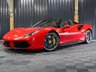 USED 2017 17 FERRARI 488 3.9T V8 Spider 2dr Petrol F1 DCT Euro 6 (s/s) (670 ps) CARBON RACE PACK, PPF, LIFT, FRONT AND REAR CAMERA, FULL CARBON, GOLDRAKE SEATS WITH LIFT, PREMIUM HI-FI, FERRARI WARRANTY UNTIL MAY 2026