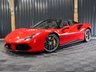 USED 2017 17 FERRARI 488 3.9T V8 Spider 2dr Petrol F1 DCT Euro 6 (s/s) (670 ps) CARBON RACE PACK, PPF, LIFT, FRONT AND REAR CAMERA, FULL CARBON, GOLDRAKE SEATS WITH LIFT, PREMIUM HI-FI, FERRARI WARRANTY UNTIL MAY 2026