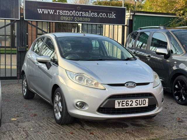 2012 62 Ford Fiesta 1.25 Zetec Hatchback 5dr Petrol Manual Euro 5 (82 ps)