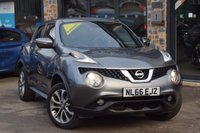 USED 2016 66 NISSAN JUKE 1.6 Tekna SUV 5dr Petrol XTRON Euro 6 (117 ps) Automatic Heated Leather Seats