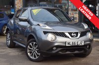 USED 2016 66 NISSAN JUKE 1.6 Tekna SUV 5dr Petrol XTRON Euro 6 (117 ps) Automatic Heated Leather Seats