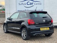 USED 2015 65 VOLKSWAGEN POLO 1.2 TSI BlueMotion Tech R-Line Hatchback 3dr Petrol Manual Euro 6 (s/s) (90 ps) www.suffolkcarcentre.co.uk - Located at Lowestoft