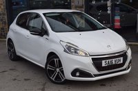 USED 2016 16 PEUGEOT 208 1.2 PureTech GT Line Hatchback 5dr Petrol Manual Euro 6 (s/s) (110 ps) 6 MONTHS RAC PLATINUM WARRANTY