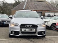 USED 2014 14 AUDI A1 1.6 TDI Sport Hatchback 3dr Diesel Manual Euro 5 (s/s) (105 ps) THIS CAR COMES WITH 6 MONTHS WARRANTY, BREAKDOWN COVER AND RECOVERY +  HALF LEATHER TRIM+  LUMBAR SUPPORT+  PARKING SENSORS +  BLUETOOTH CONNECTION +  AUDIO CONNECTIVITY +  USB CONNECTION +  DAB RADIO +  SAT NAVIGATION +  CRUISE CONTROL +  TRACTION CONTROL +  SPEED LIMITER +  16 INCH ALLOY WHEELS