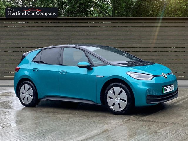 2022 72 Volkswagen Id.3 Pro 58kWh Family Hatchback 5dr Electric Auto (145 ps)