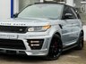 USED 2016 16 LAND ROVER RANGE ROVER SPORT 3.0 SDV6 HSE DYNAMIC LUMMA KIT OPEN PAN ROOF SAT NAV CAMERA STEPS LED DAYLIGHTS BLACK PACK~22" ALLOYS~RED LEATHER