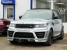 USED 2016 16 LAND ROVER RANGE ROVER SPORT 3.0 SDV6 HSE DYNAMIC LUMMA KIT OPEN PAN ROOF SAT NAV CAMERA STEPS LED DAYLIGHTS BLACK PACK~22" ALLOYS~RED LEATHER